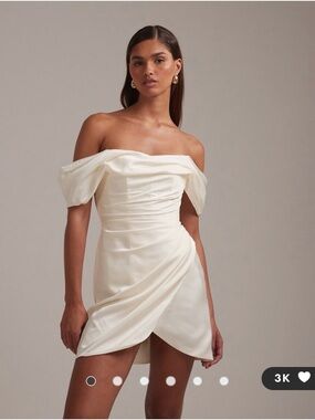 white christmas dresses Rent Asos Edition Satin Cami Maxi Dress With Drape Detail In Dusky Blue main image 1